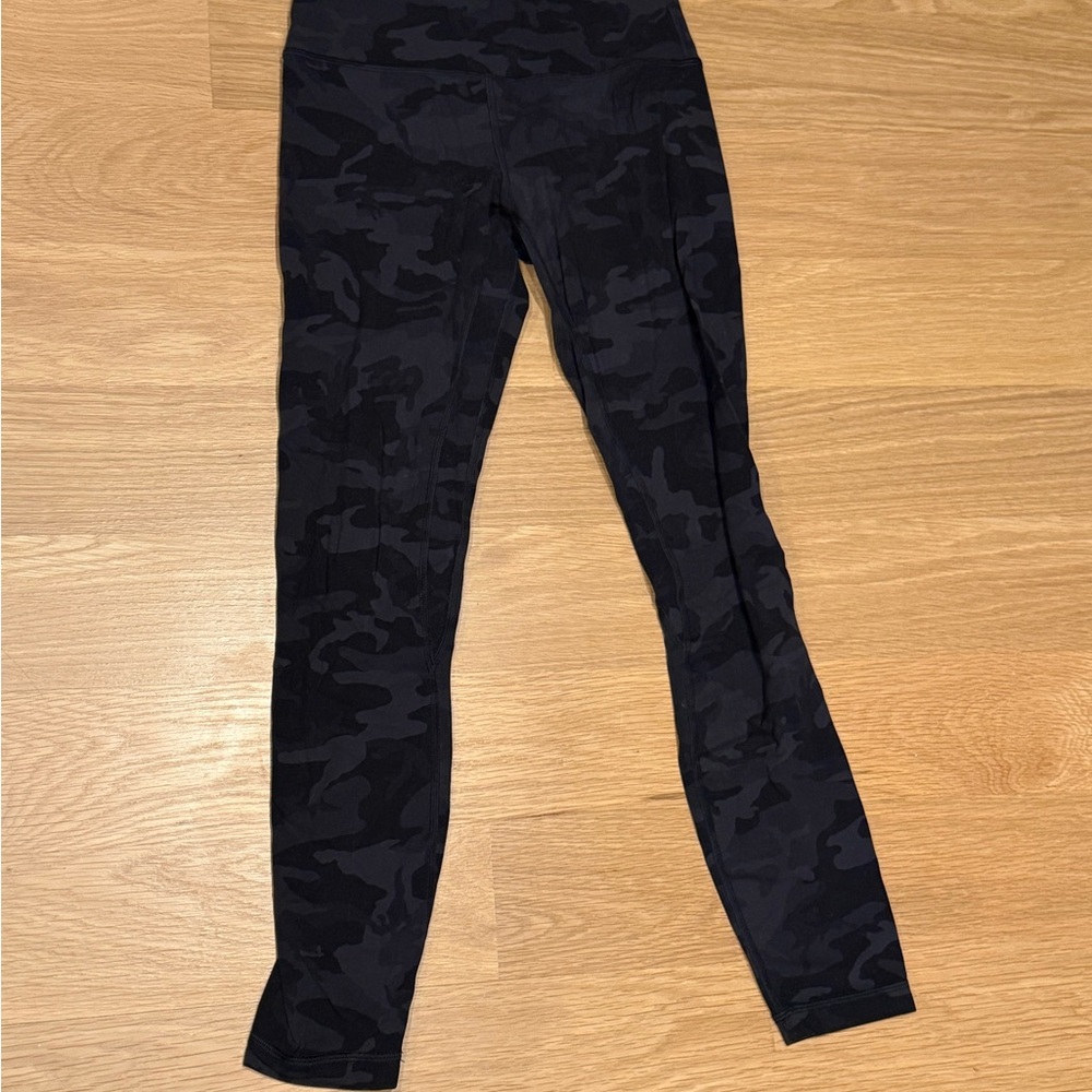Lululemon Align Black Camouflage Leggings